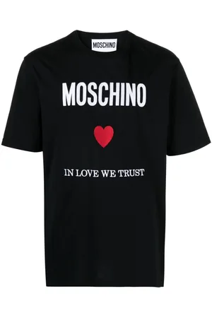 Moschino Camiseta con logo bordado