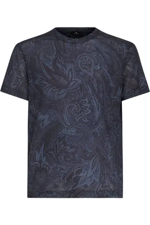 Etro Camiseta con motivo de cachemira