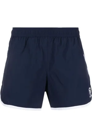 Alexander McQueen Bañador con logo bordado