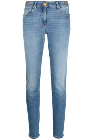 VERSACE Vaqueros skinny con motivo Medusa Head