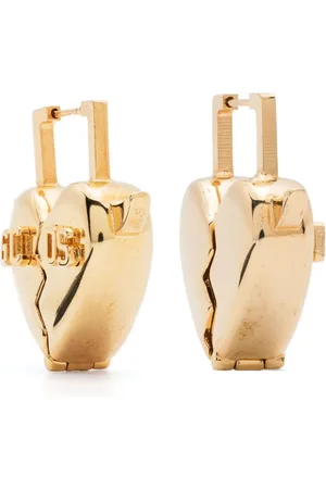 GCDS Pendientes Heart Breaker con charm