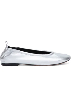 3.1 Phillip Lim Bailarinas ID con acabado metalizado