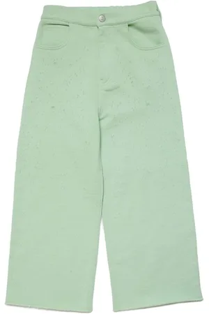 Maison Margiela Pantalones rectos de cachemira