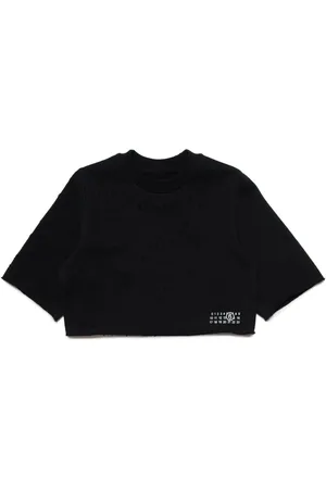 Maison Margiela Sudadera corta con detalles rasgados