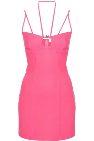 BLUMARINE Vestido con placa del logo