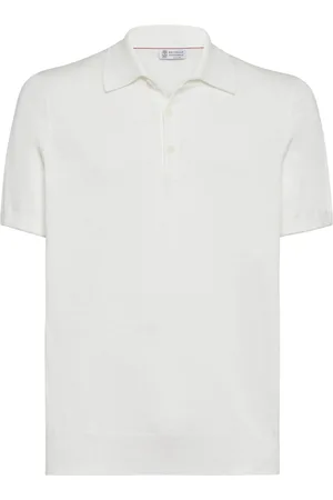 Brunello Cucinelli Polo liso con botones