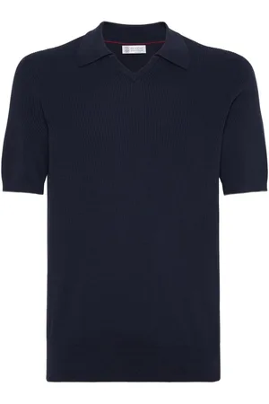 Brunello Cucinelli Polo de canalé