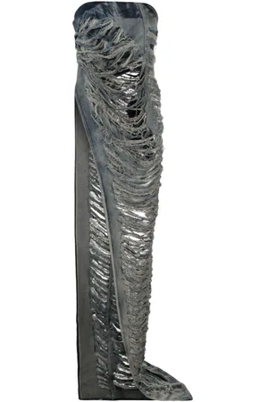 Rick Owens Top Luxor largo asimétrico