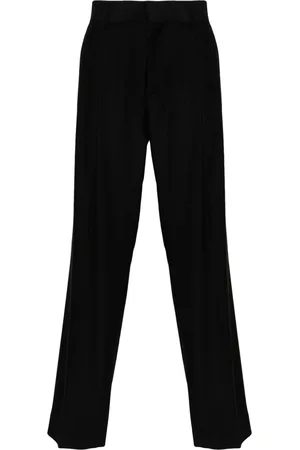 Canaku Pantalones rectos de talle medio