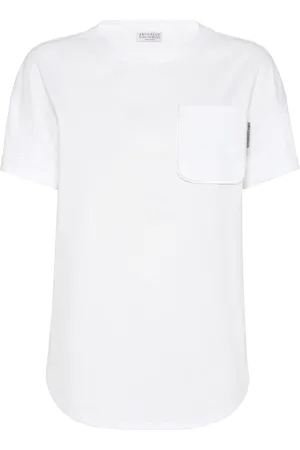 Brunello Cucinelli Camiseta con cuello redondo