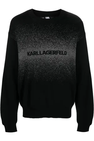 Karl Lagerfeld Sudadera con logo en intarsia