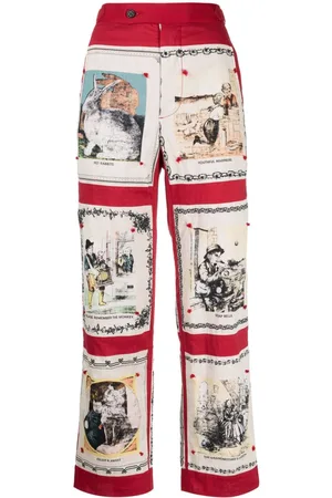 BODE Pantalones con estampado gráfico