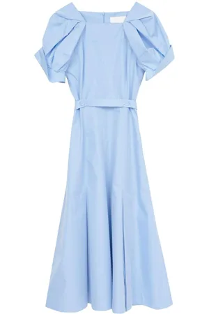 3.1 Phillip Lim Vestido midi Collapsed Bloom