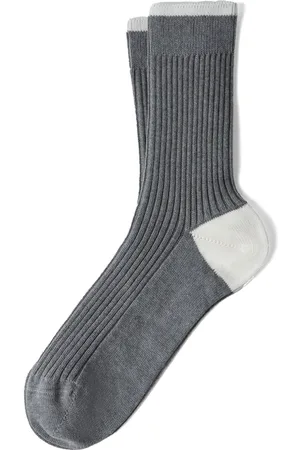 Brunello Cucinelli Calcetines de canalé
