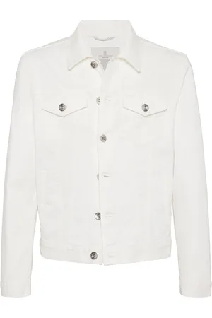 Brunello Cucinelli Chaqueta vaquera slim