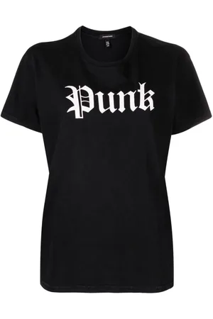 R13 Camiseta con estampado punk