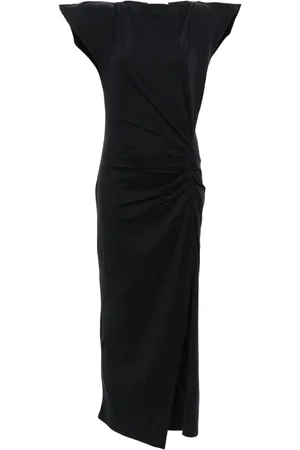 Isabel Marant Vestido midi Nadela plisado