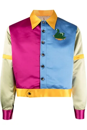 BODE Chaqueta bómber Semestral con diseño colour block