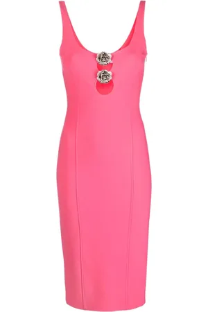 BLUMARINE Vestido con detalle de broche