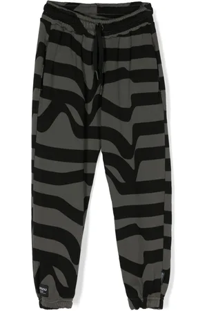 Nununu Pantalones de chándal con estampado Road Web