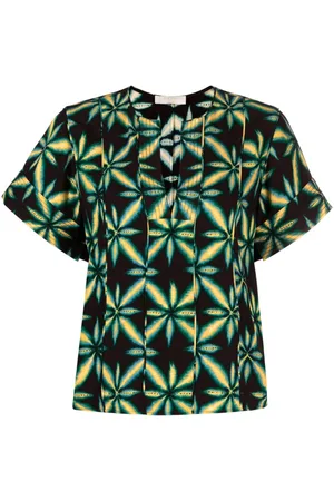 ULLA JOHNSON Blusa Rosie con estampado floral