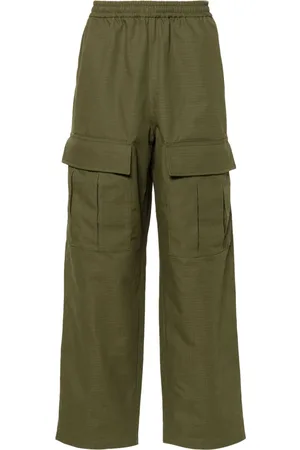 Acne Studios Pantalones cargo con logo bordado