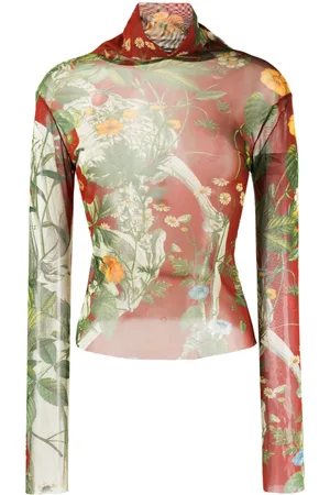 MONSE Camiseta con estampado botánico