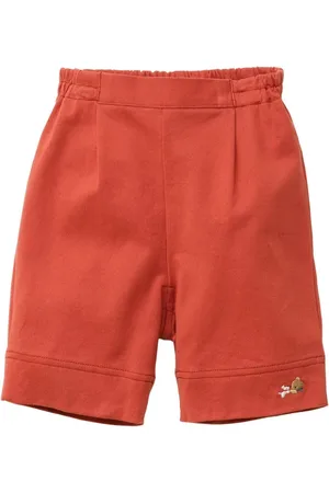 Familiar Pantalones acampanados con motivo bordado