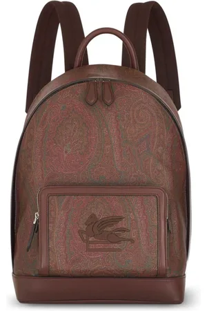 Etro Mochila con motivo de cachemira
