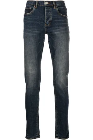 Purple Brand Vaqueros P001 slim de talle bajo