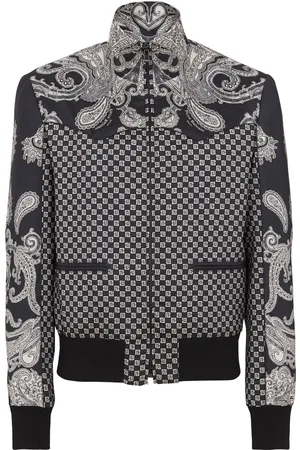 Balmain Chaqueta bomber con estampado gráfico