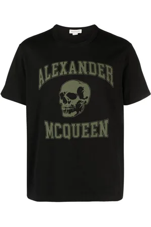 Alexander McQueen Camiseta con logo estampado