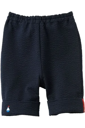 Familiar Pantalones con motivo bordado