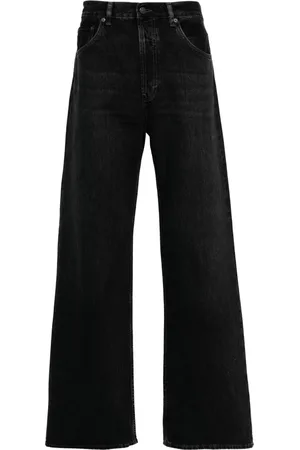 Acne Studios Vaqueros anchos de talle medio