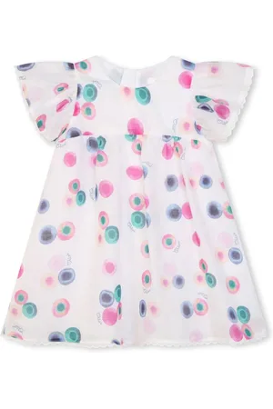 Chloé Vestido con estampado gráfico