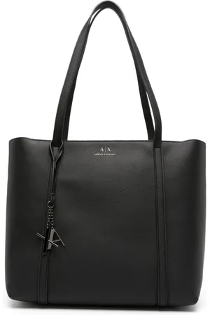 Armani Exchange Bolso shopper con charm del logo