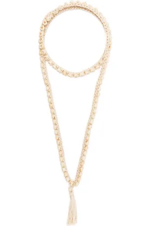 Alanui Collar de ganchillo con detalle de borlas