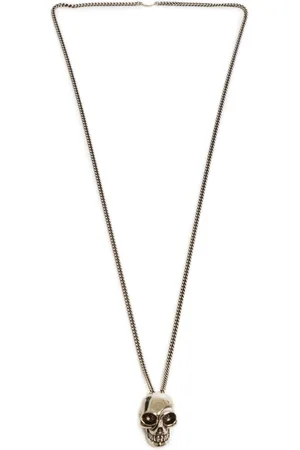 Alexander McQueen Collar con cuentas y calaveras