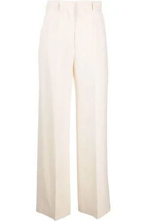 Nanushka Pantalones anchos Lanai de talle alto