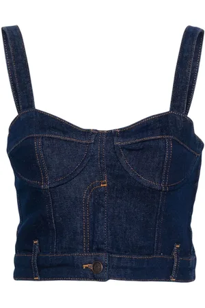 Moschino Top con parche del logo