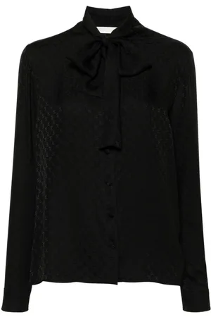 Palm Angels Blusa con monograma en jacquard