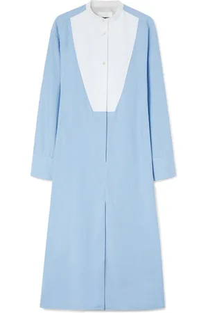 Jil Sander Vestido camisero de popelina