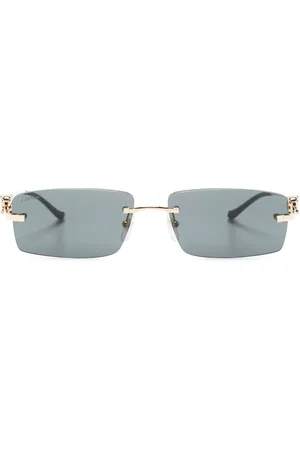 Cartier Gafas de sol Panther con montura rectangular