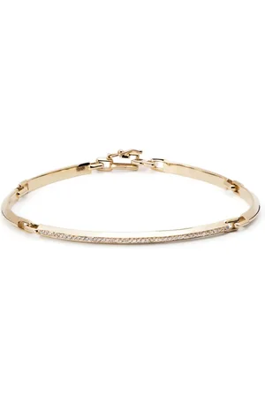 LUIS MORAIS Pulsera en oro amarillo de 14 kt con diamantes