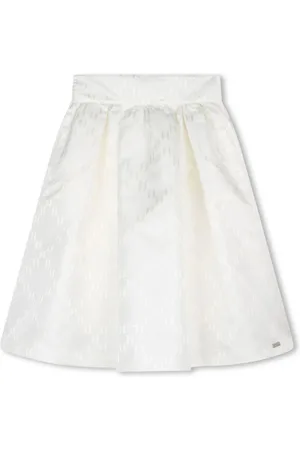 Karl Lagerfeld Falda midi con monograma