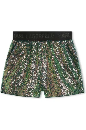 Karl Lagerfeld Bermudas con logo en la cinturilla