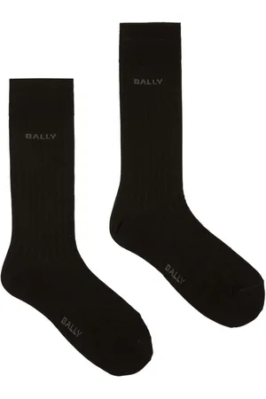 Bally Calcetines con logo en intarsia