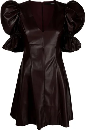 ROTATE Vestido corto acampanado con manga farol