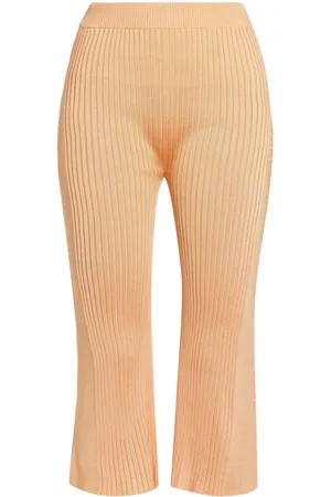 Jil Sander Pantalones cargo con panel de canalé
