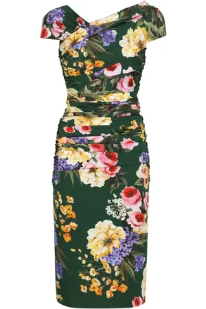 Dolce & Gabbana Vestido midi con estampado floral